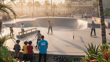 Escuela o Parque de Skate