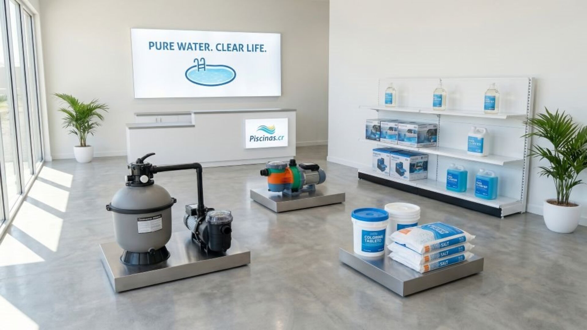 Creamos su cuenta de Tienda de Piscinas