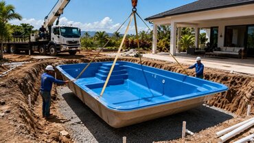 Instalación de Piscinas Prefabricadas y Fibra de Vidrio en Tamarindo